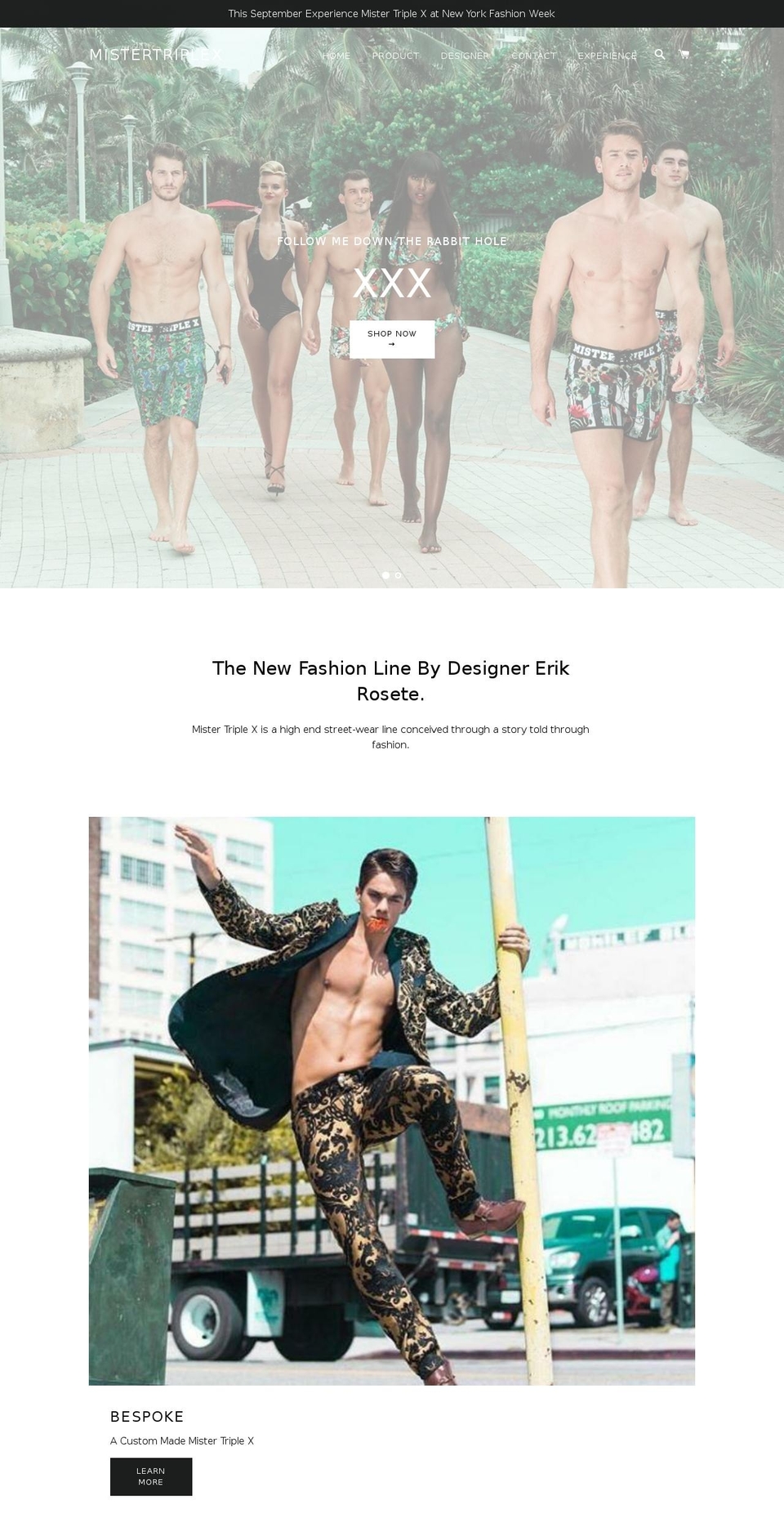 mrtriplex.com — Shopify storefront screenshot