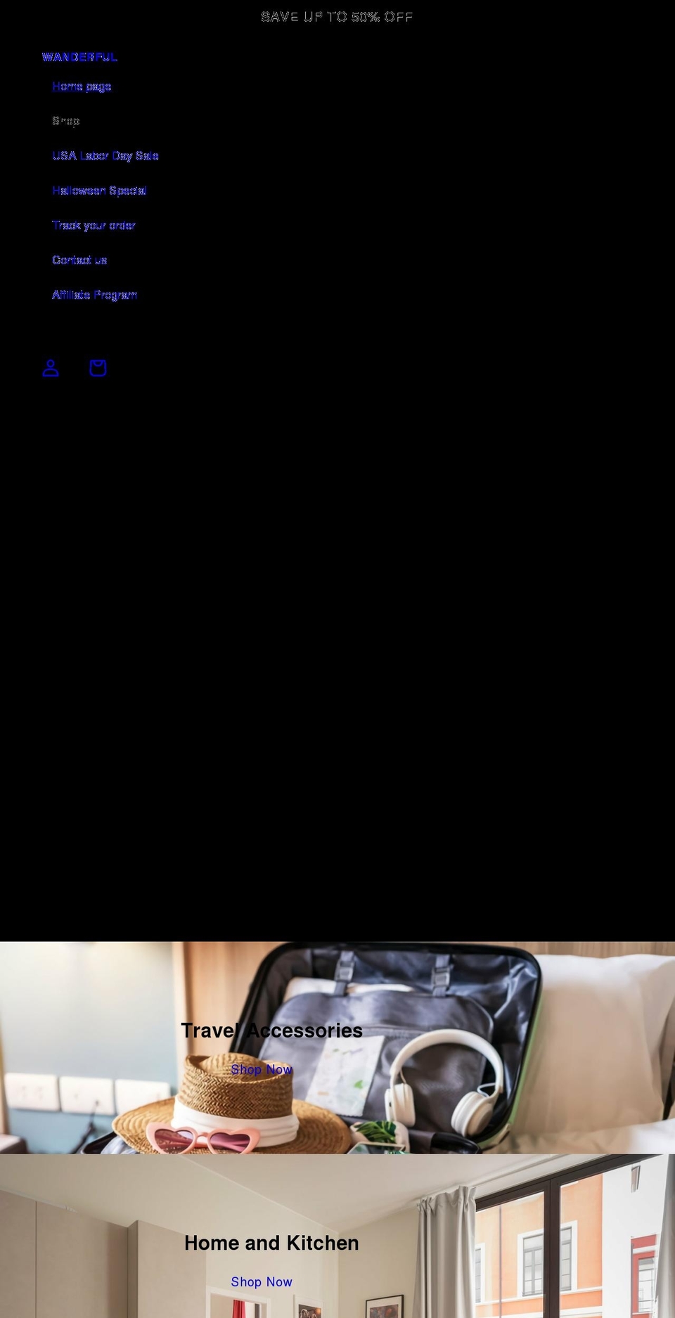 mrwanderful.com shopify website screenshot