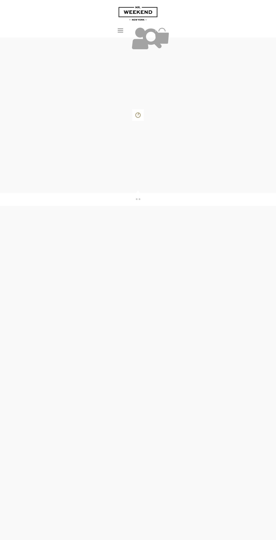 mrweekendny.com — Shopify storefront screenshot
