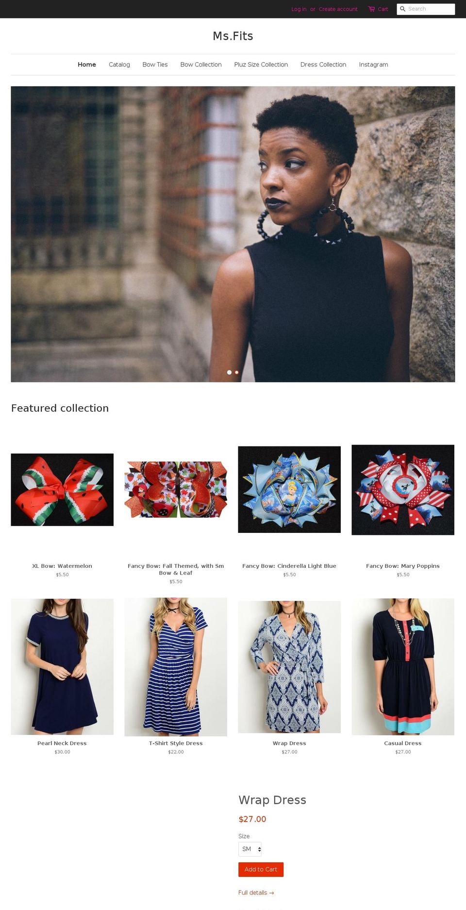 ms-fits.com — Shopify storefront screenshot