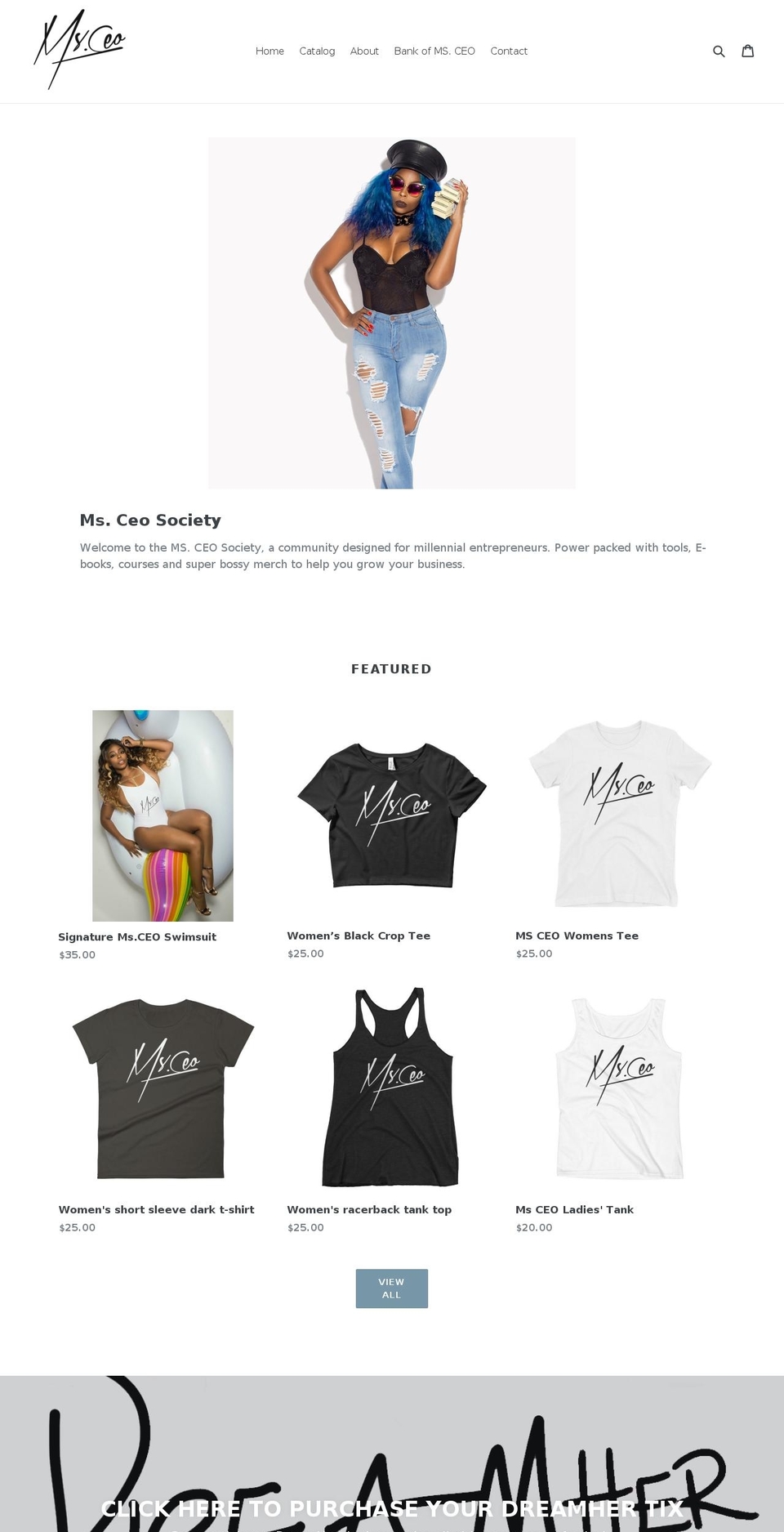 msceosociety.com shopify website screenshot