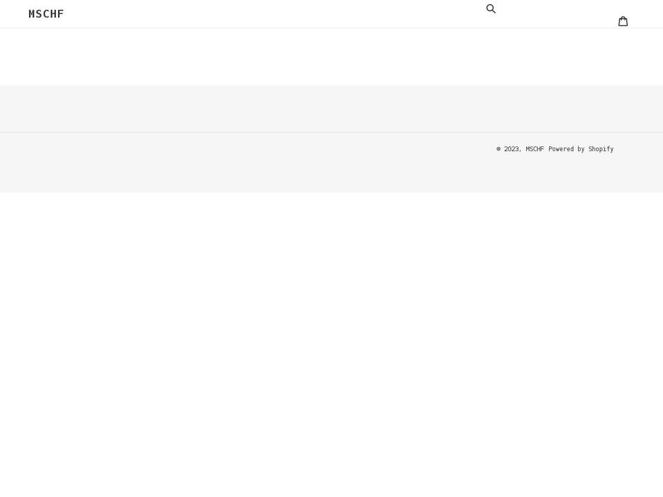 mschfusa.com shopify website screenshot