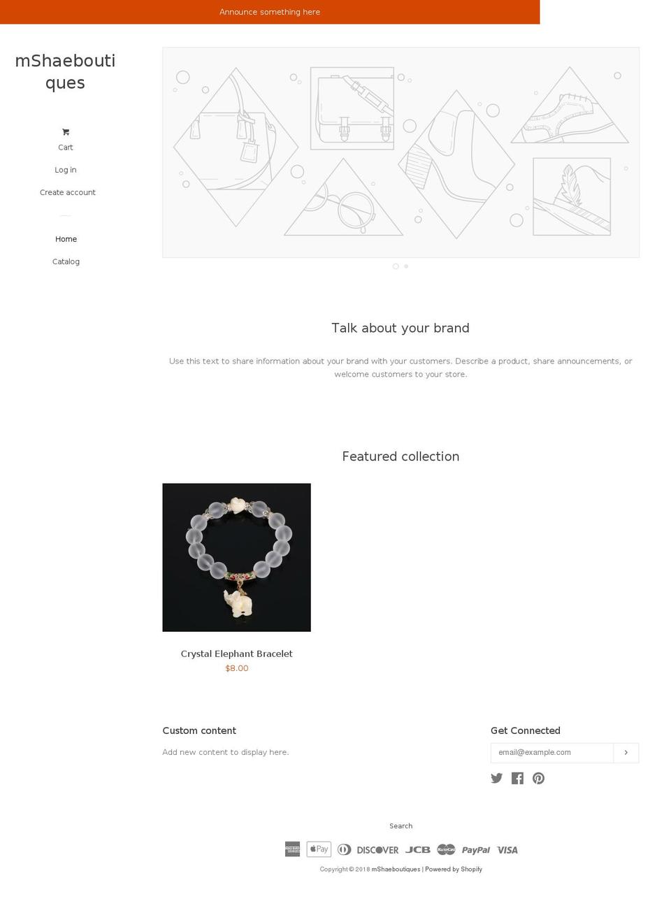 mshae35boutique.com — Shopify storefront screenshot