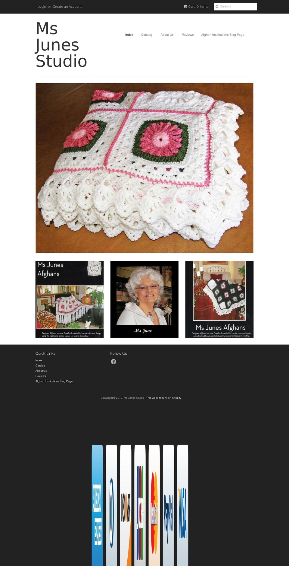 msjunesafghans.com shopify website screenshot