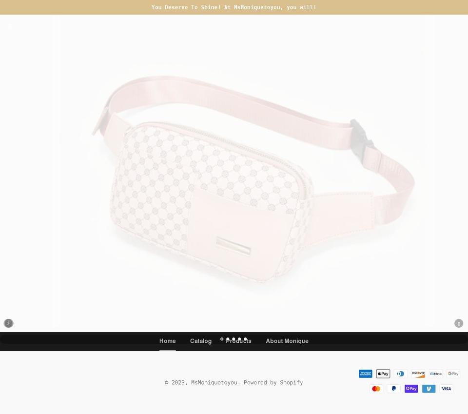 msmoniquetoyou.com shopify website screenshot