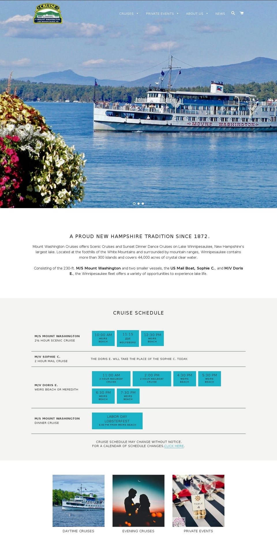 msmountwashington.com shopify website screenshot