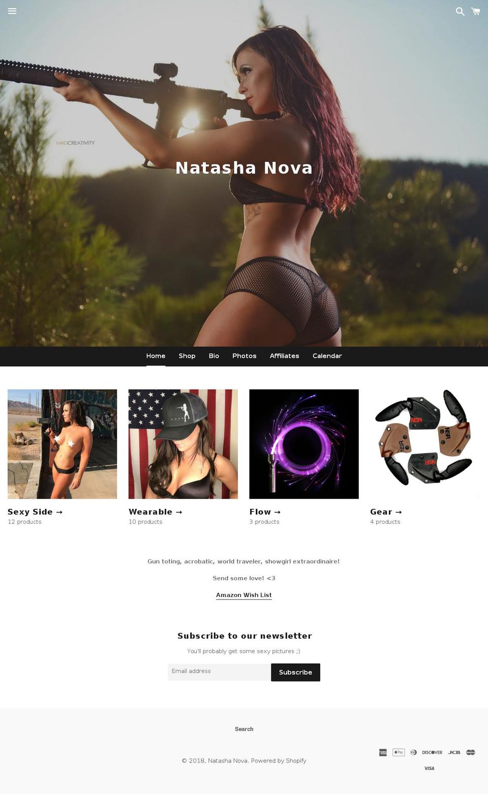 msnatashanova.com — Shopify storefront screenshot