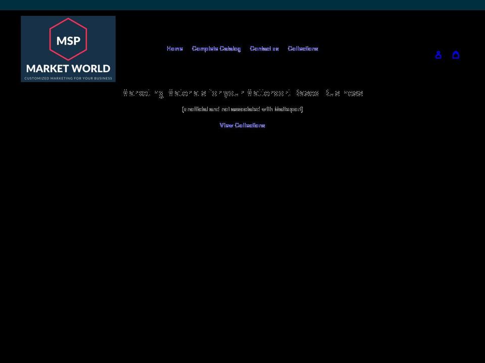 mspmarketworld.com shopify website screenshot