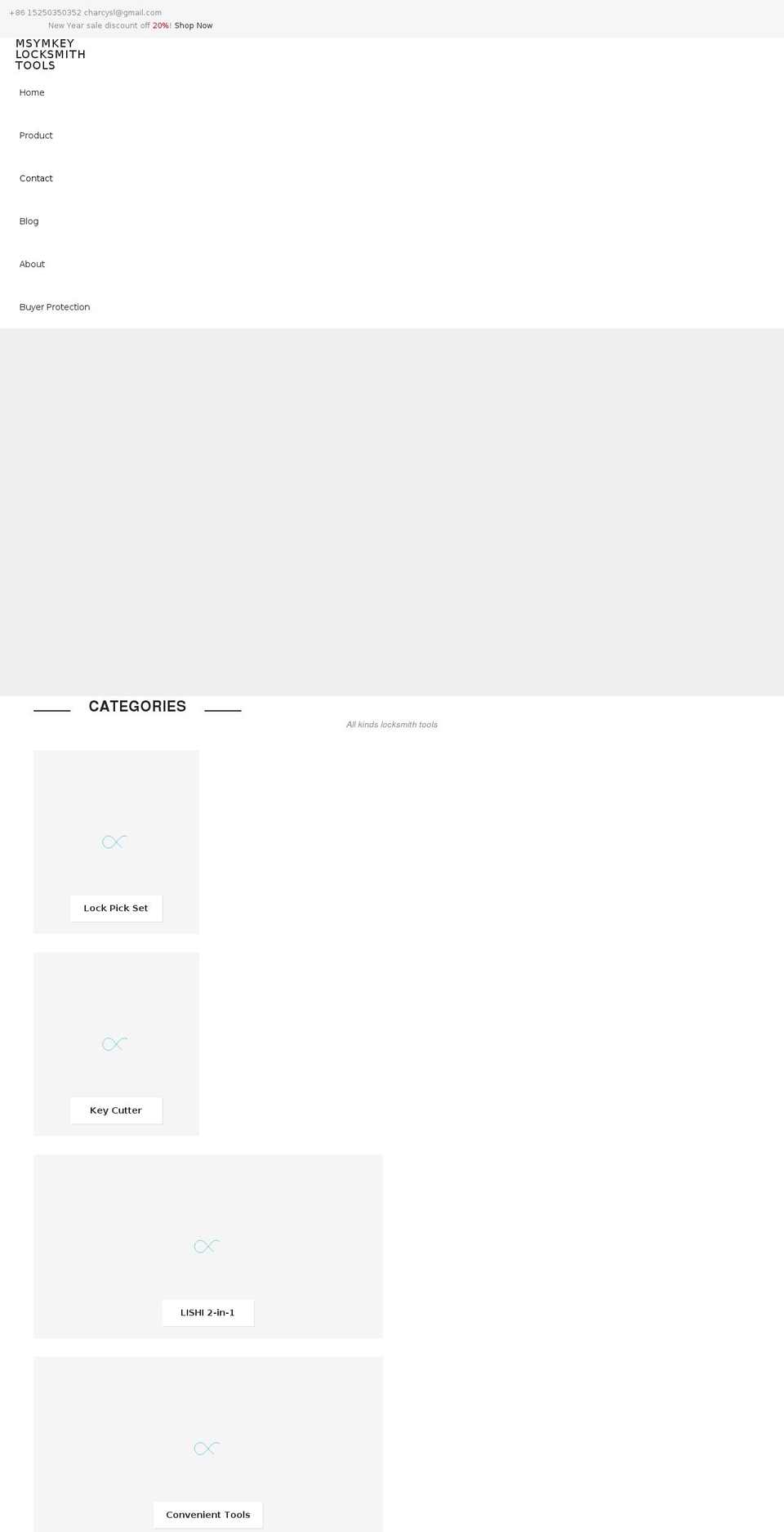 msymkey.com shopify website screenshot
