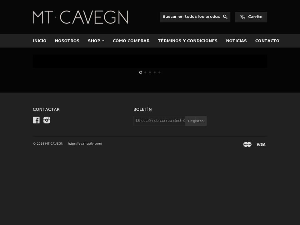 mtcavegn.com — Shopify storefront screenshot