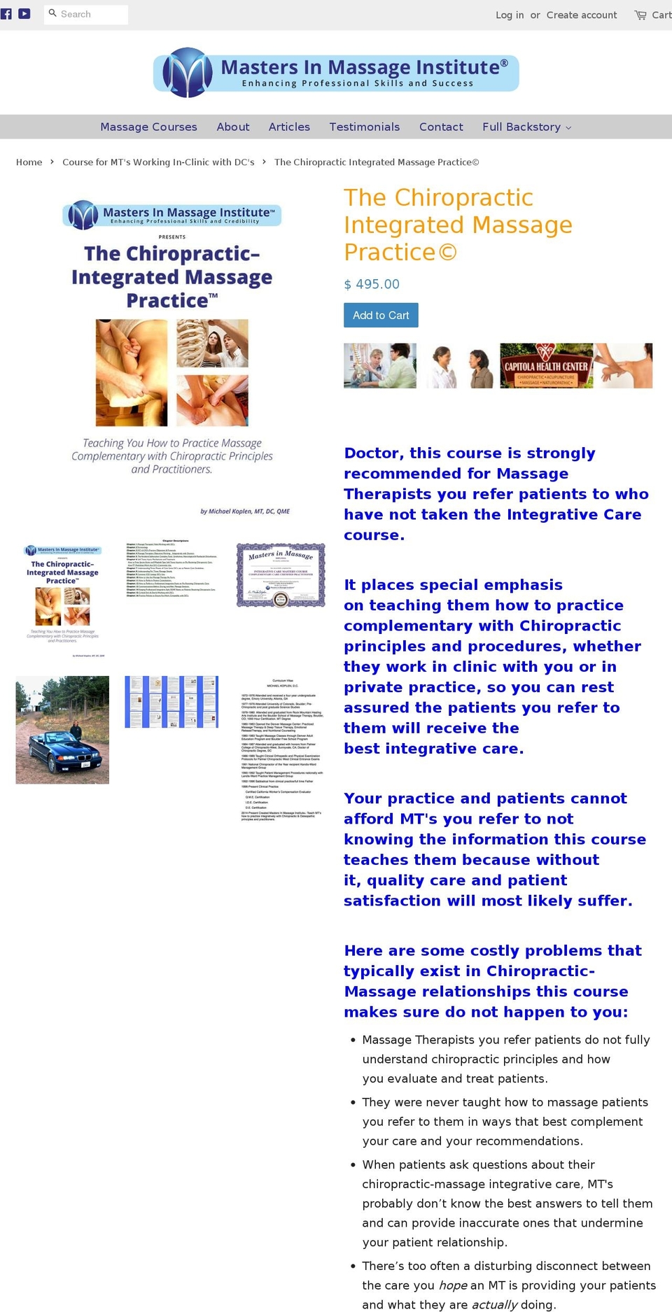 mtdccertified.com — Shopify storefront screenshot