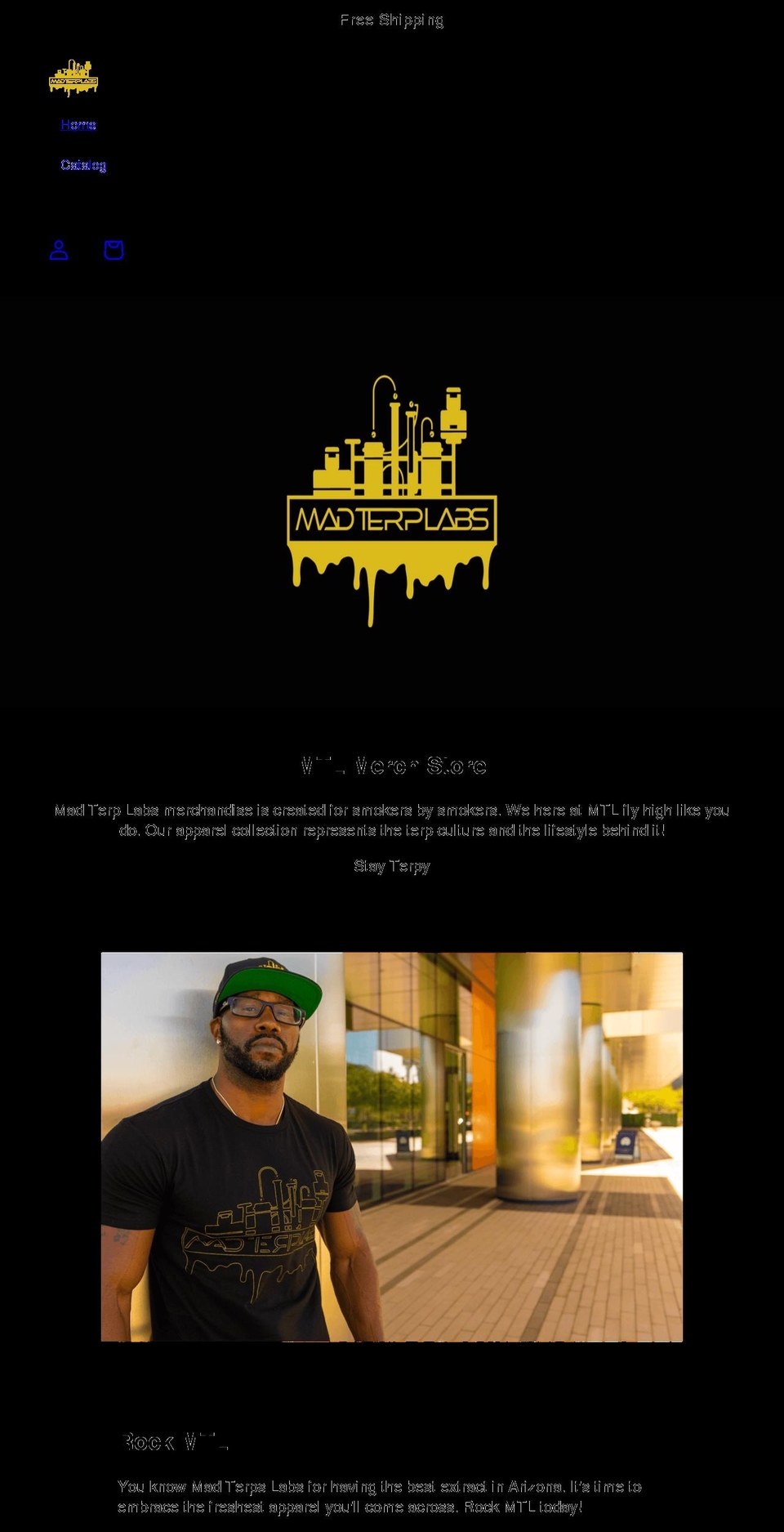 mtlmerchstore.com shopify website screenshot