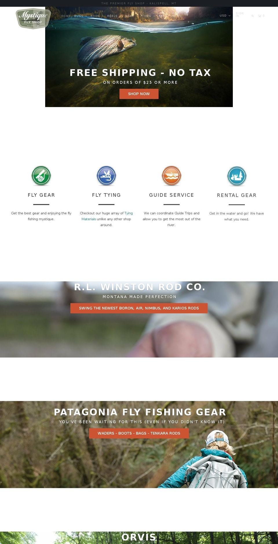 mtmystique.com — Shopify storefront screenshot