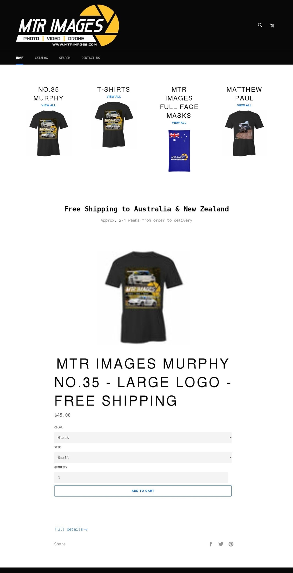 mtrimages.store shopify website screenshot