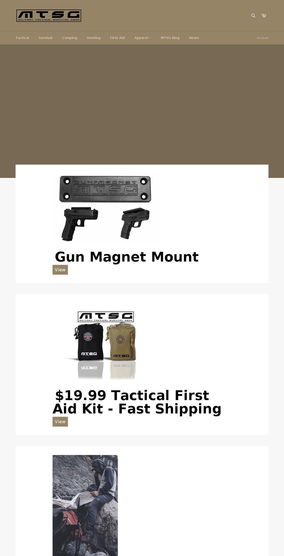 mtsgear.com — Shopify storefront screenshot