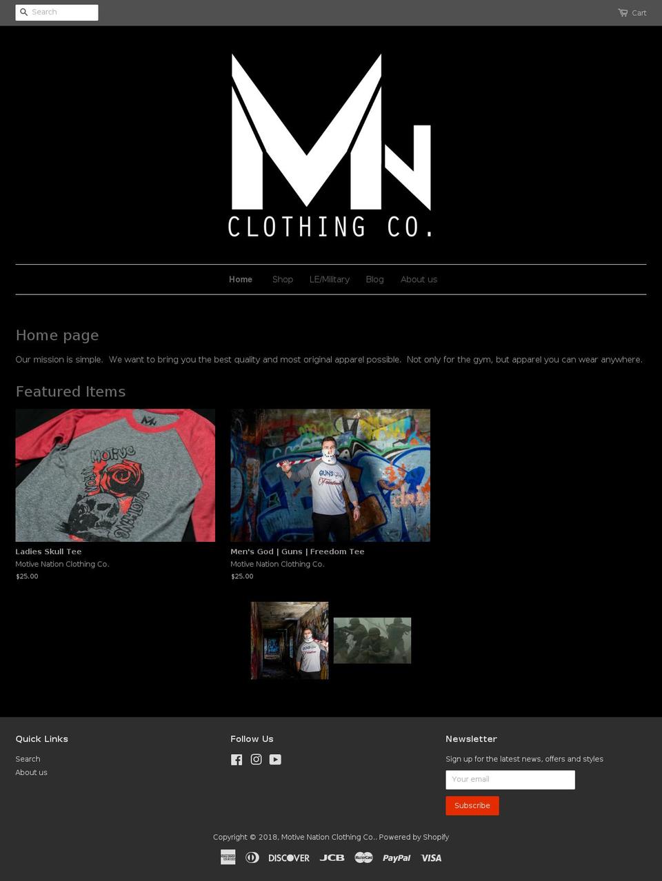mtvenation.com — Shopify storefront screenshot