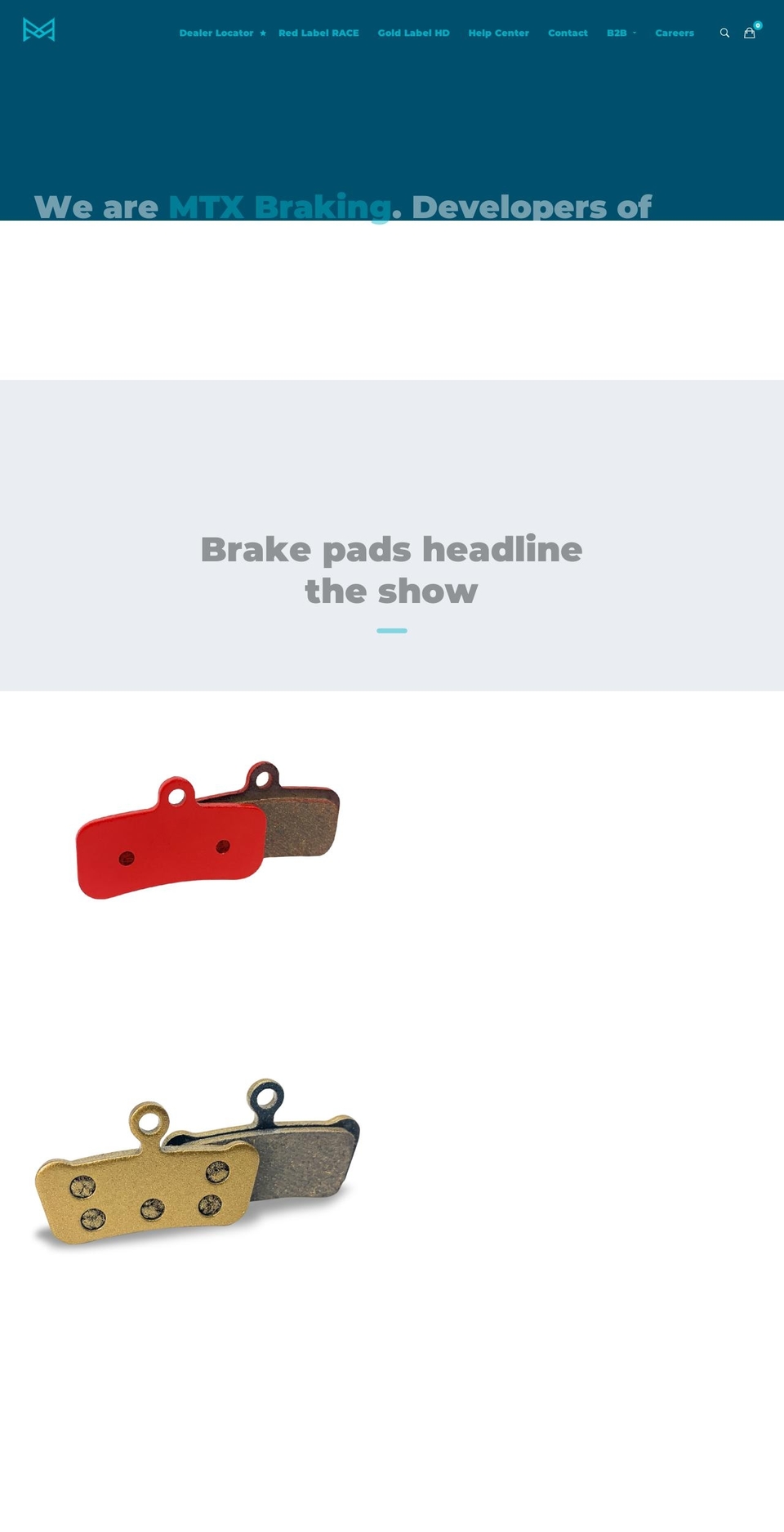 mtxbraking.com — Shopify storefront screenshot