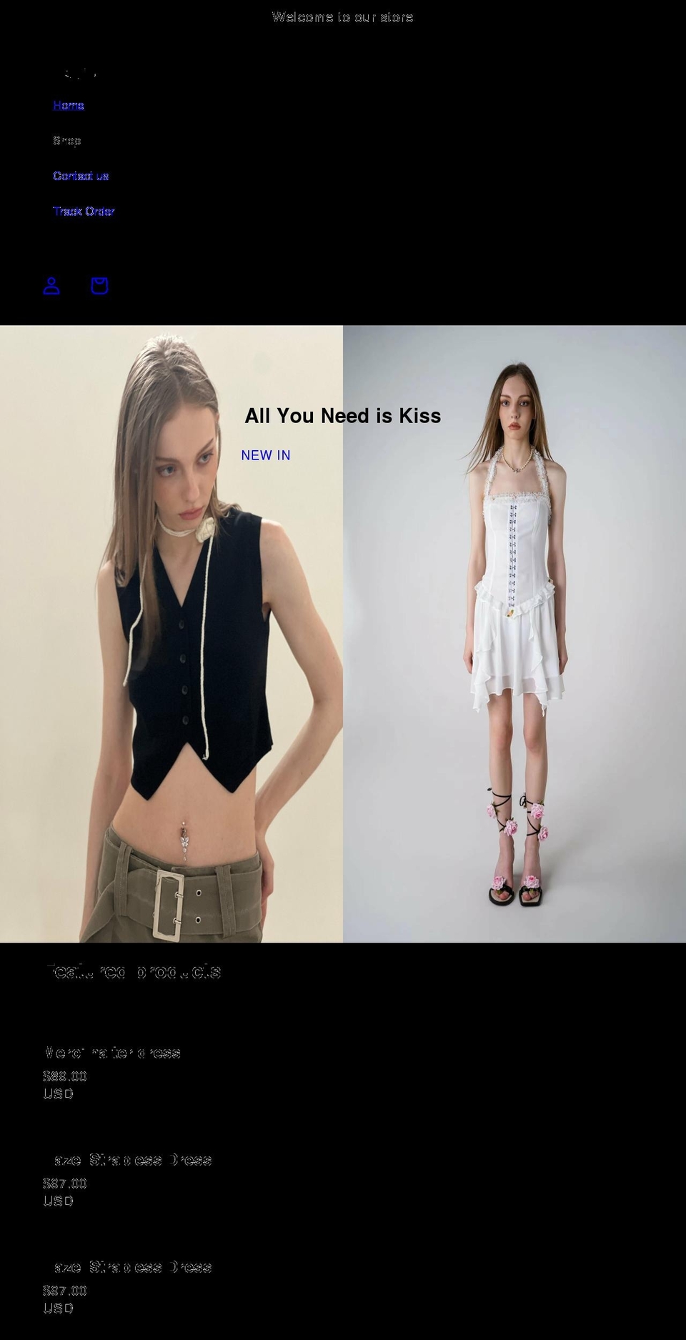 muakiss.com shopify website screenshot