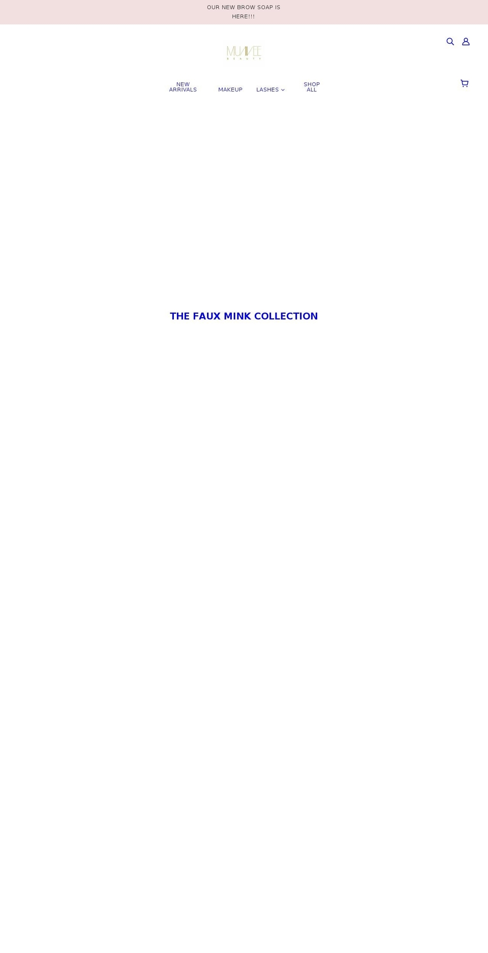 muaveelashes.com shopify website screenshot