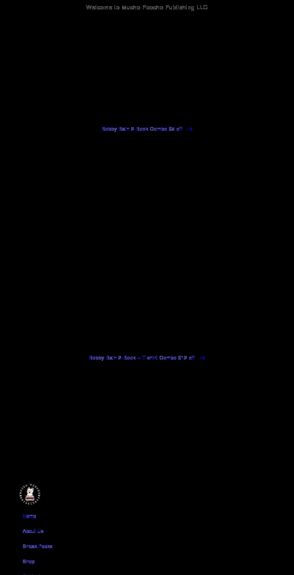 muchopoochopublishing.com shopify website screenshot