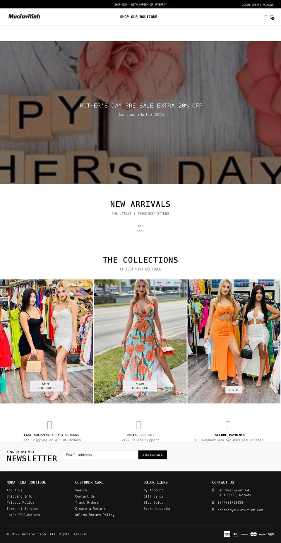 BT-C AE Shopify theme site example mucinvitinh.com