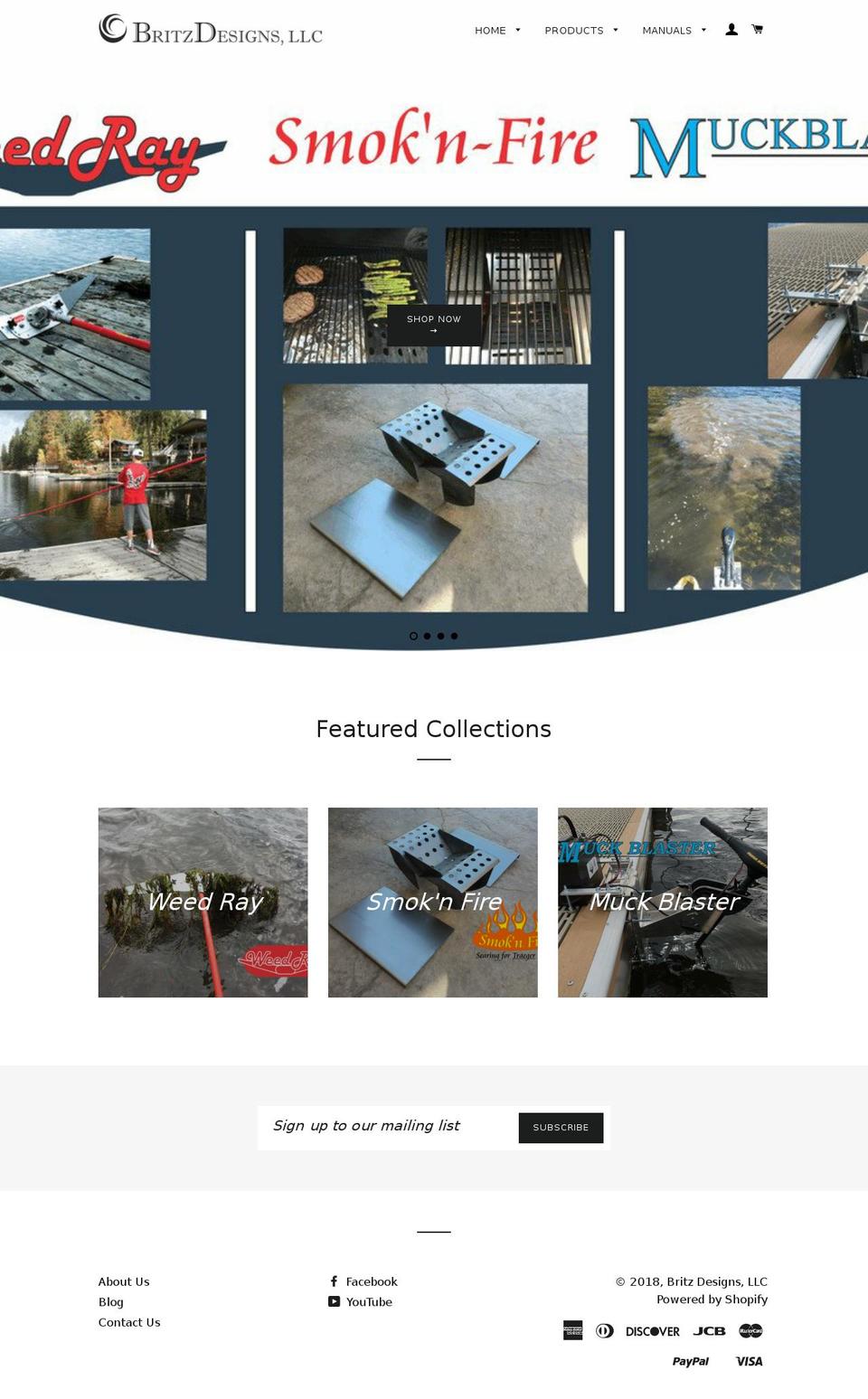 muck-blaster.com — Shopify storefront screenshot