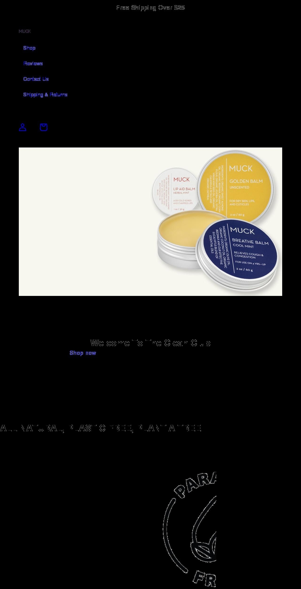 mucksoap.com — Shopify storefront screenshot