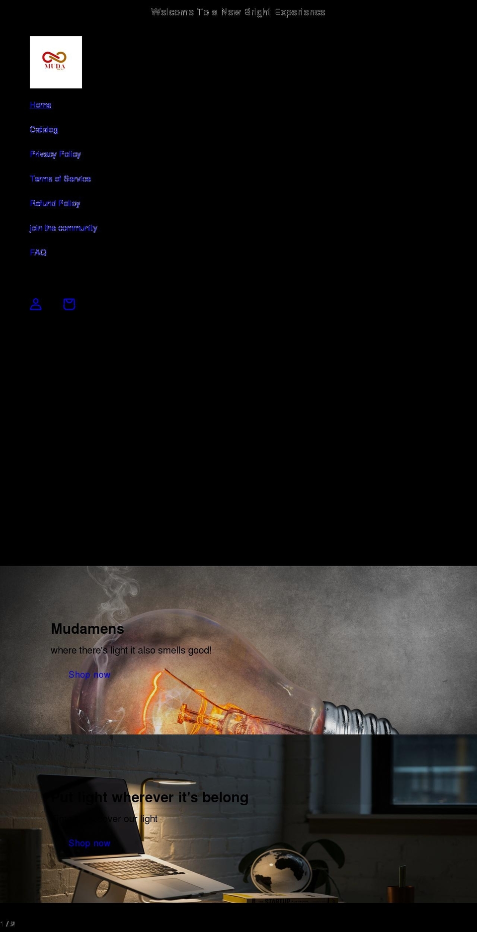 mudamens.com shopify website screenshot