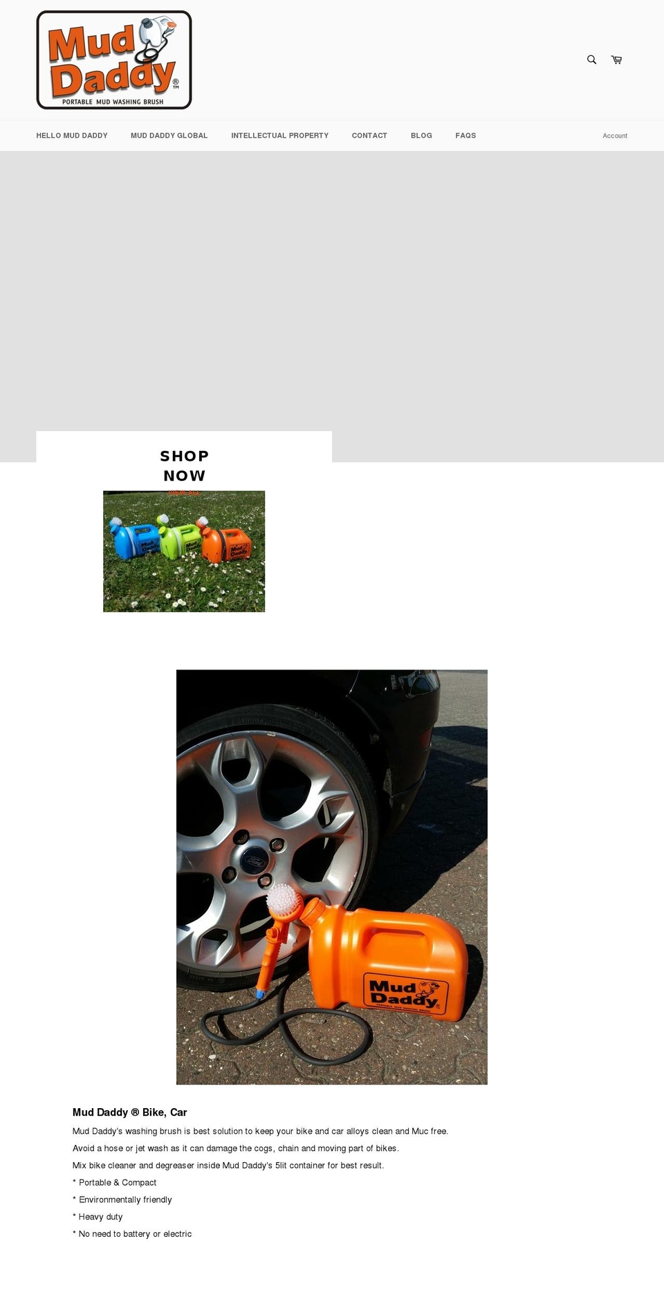 muddaddy.com — Shopify storefront screenshot