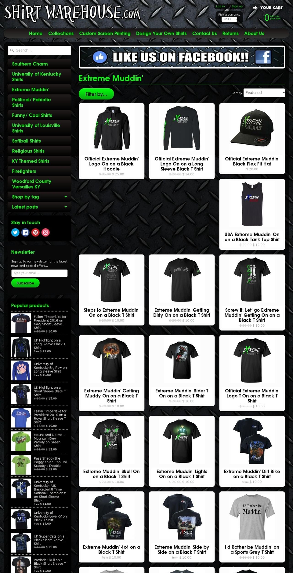 muddingirl.com — Shopify storefront screenshot