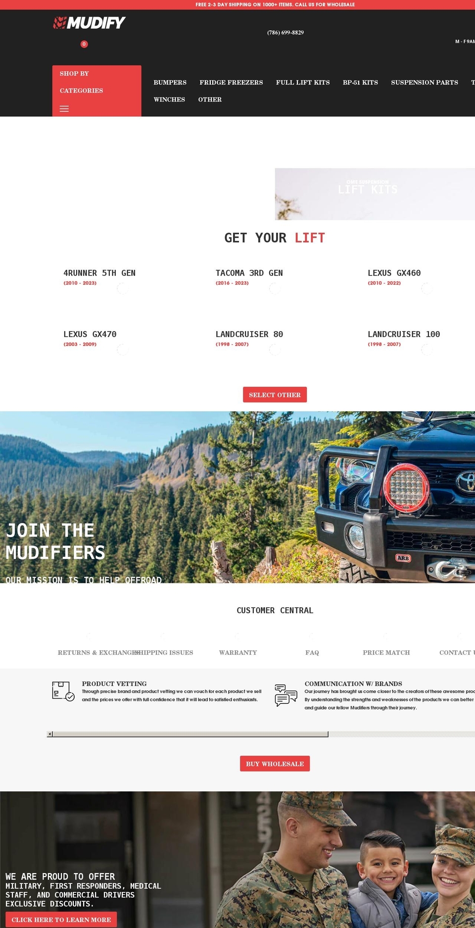 mudify.com shopify website screenshot