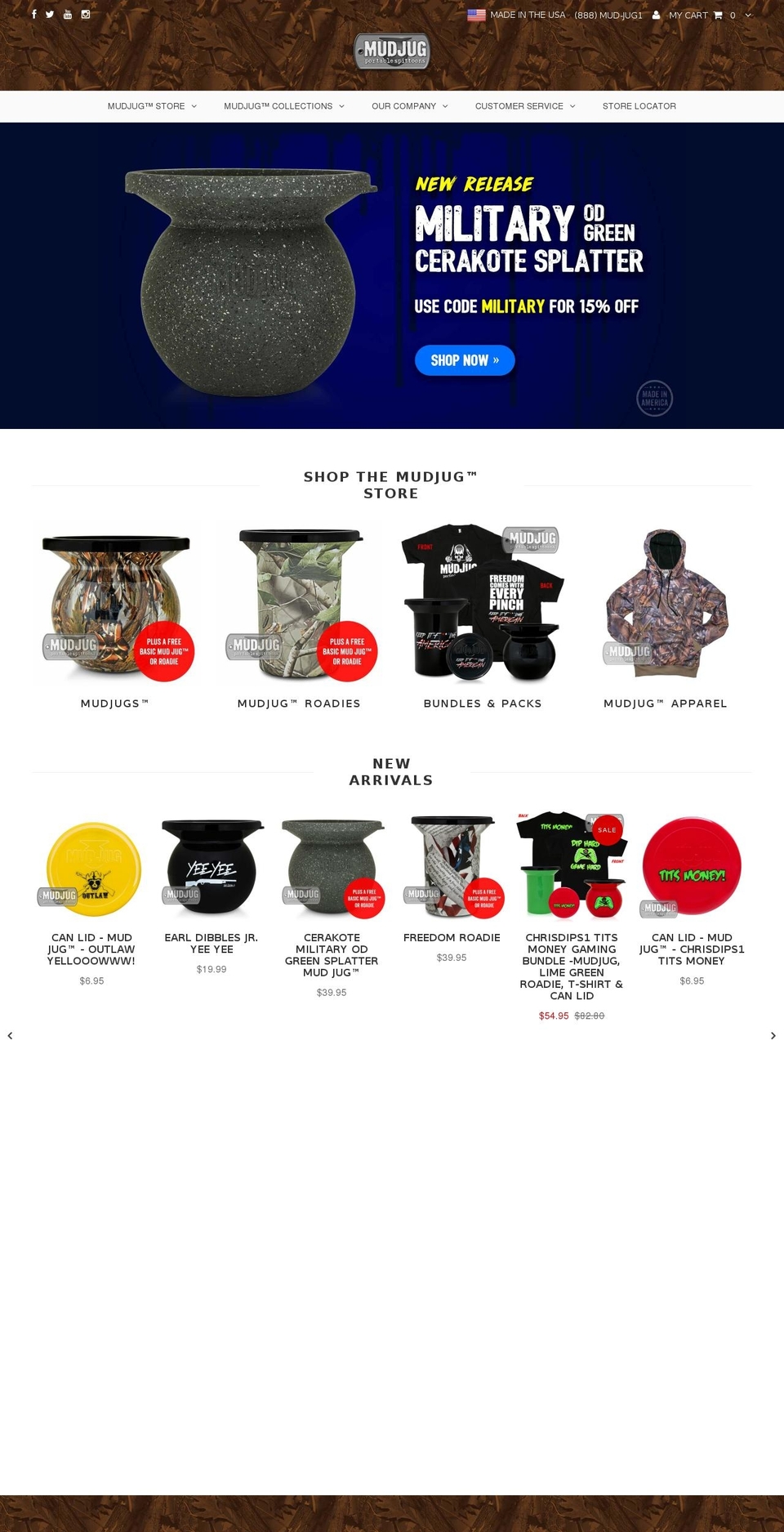 mudjugusa.com shopify website screenshot