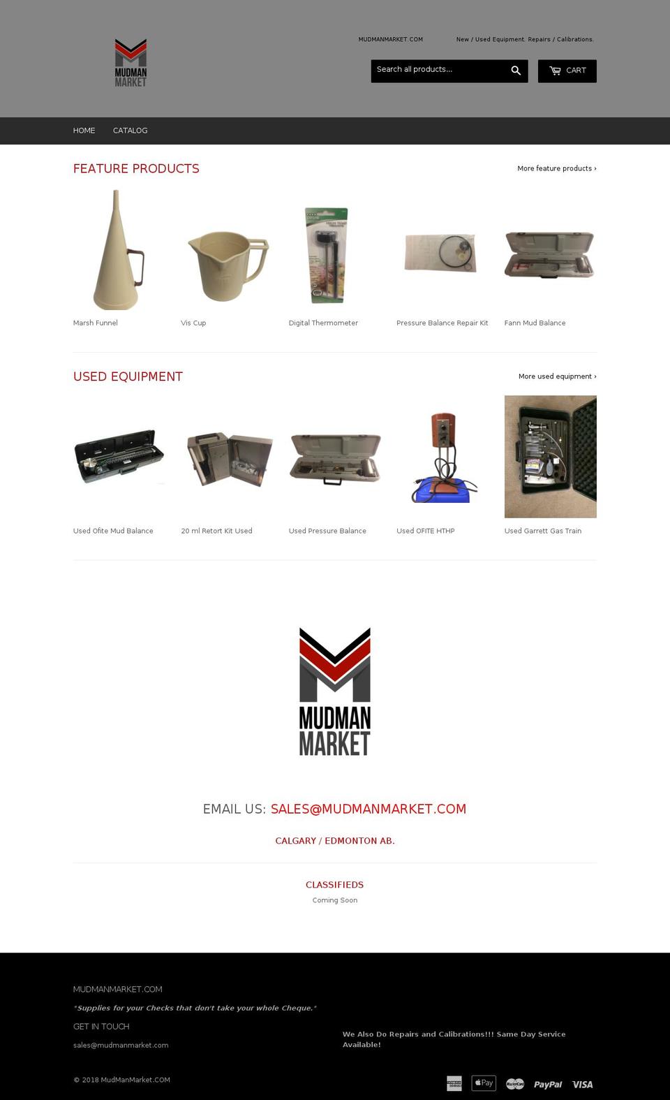 mudmanmarket.com — Shopify storefront screenshot