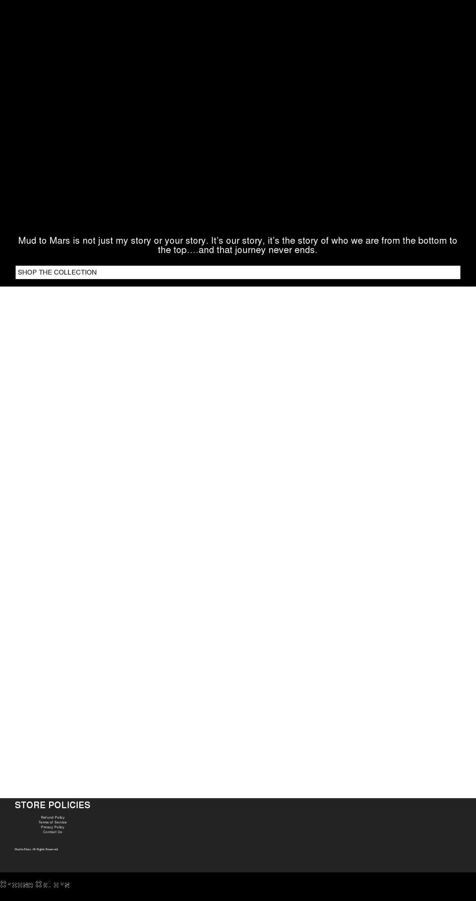 mudtomars.com shopify website screenshot