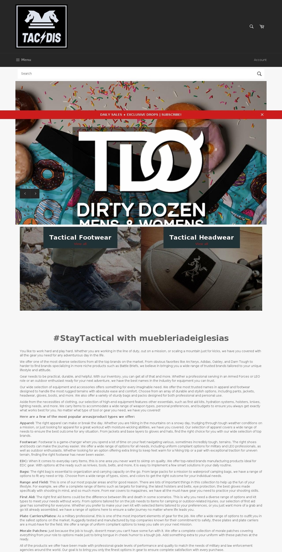 Desktop - DEV  Riess Group Dev - Popup changes Shopify theme site example muebleriadeiglesias.com