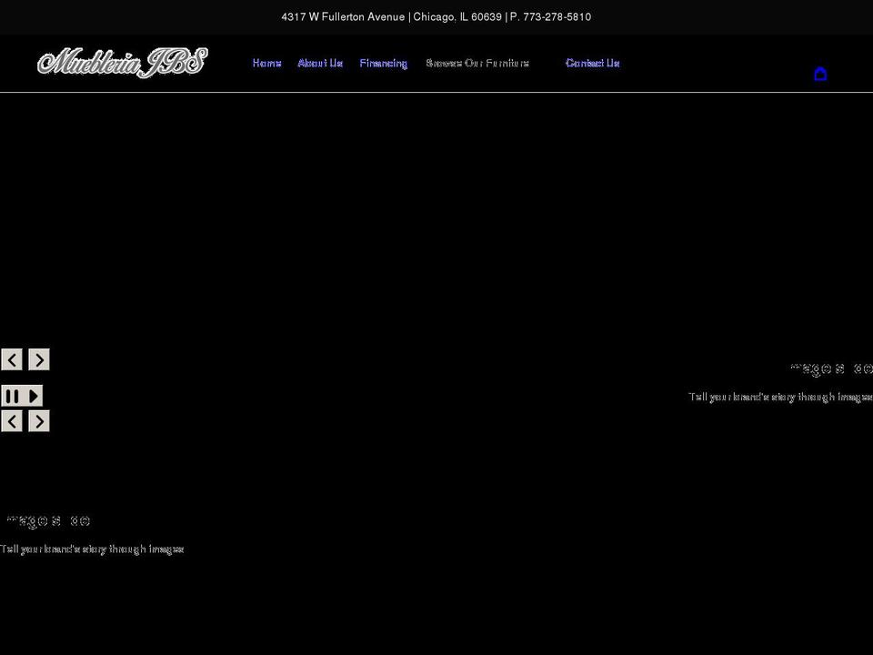 muebleriajbschicago.com shopify website screenshot