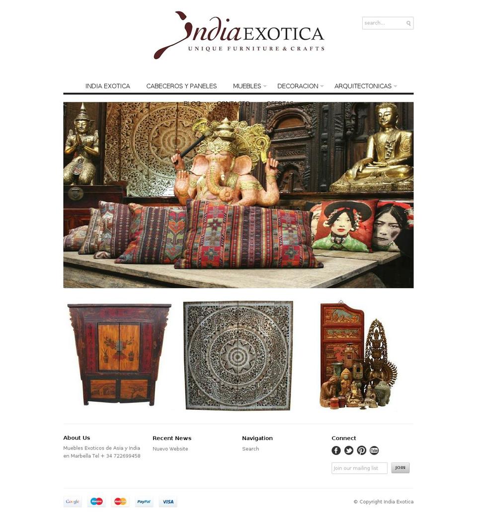 mueblesmarbella.com — Shopify storefront screenshot