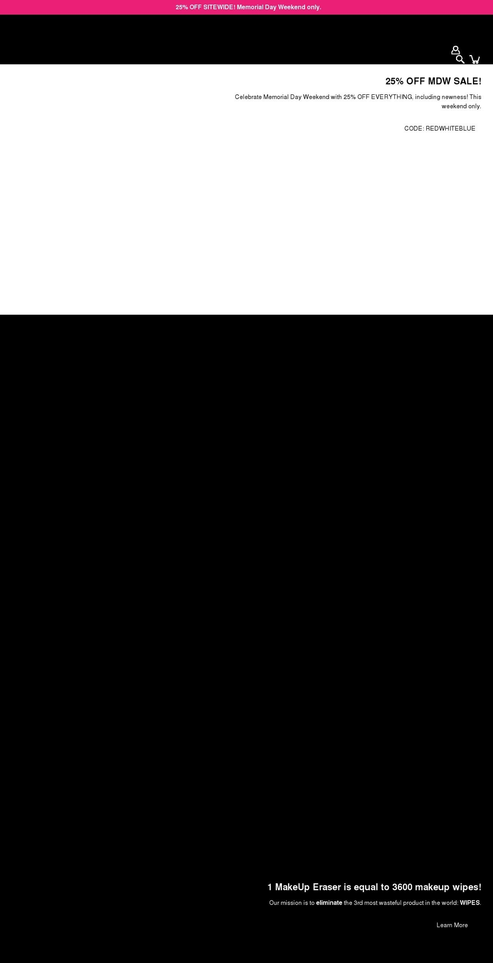 muepinknpretty.com — Shopify storefront screenshot