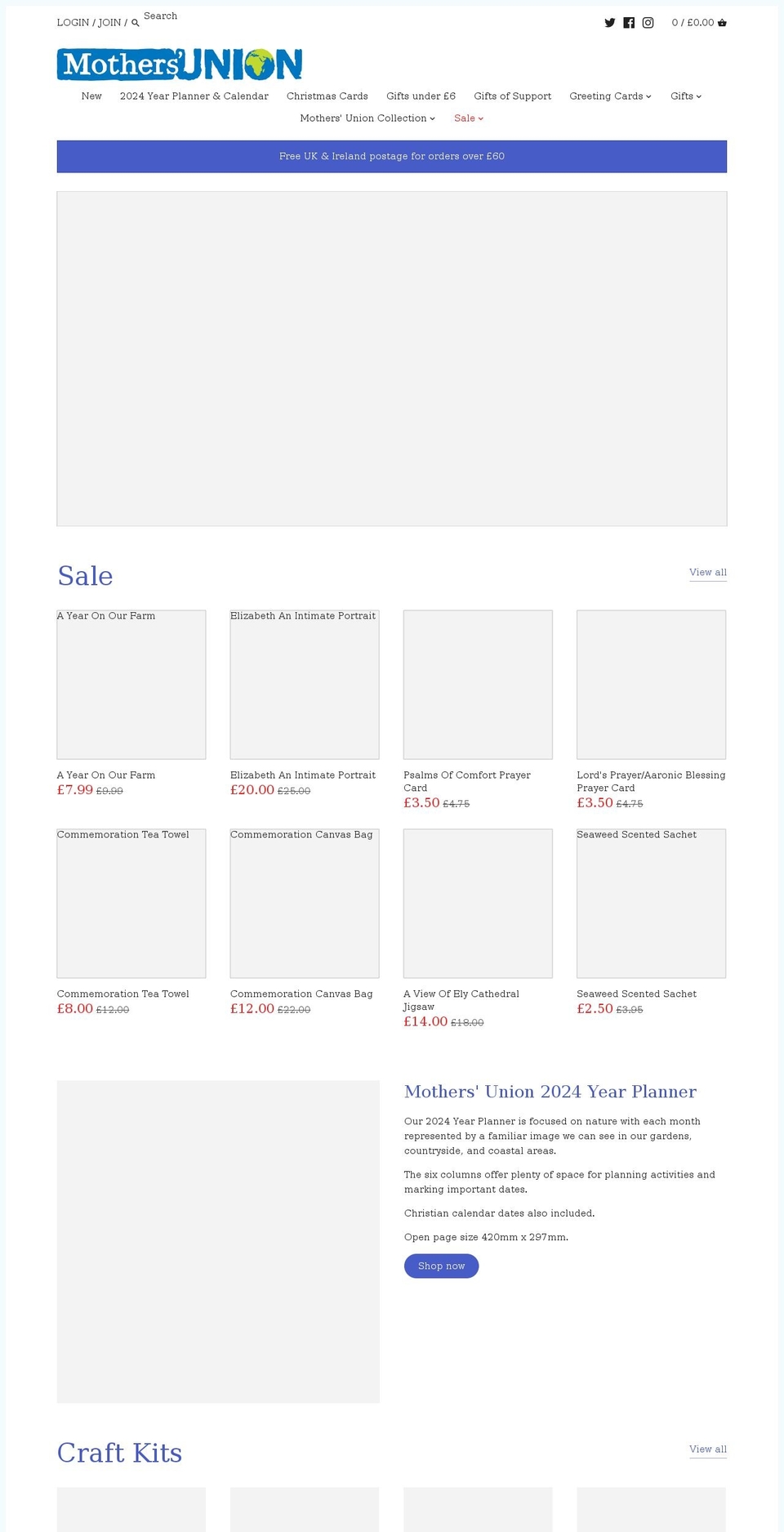 mueshop.org shopify website screenshot