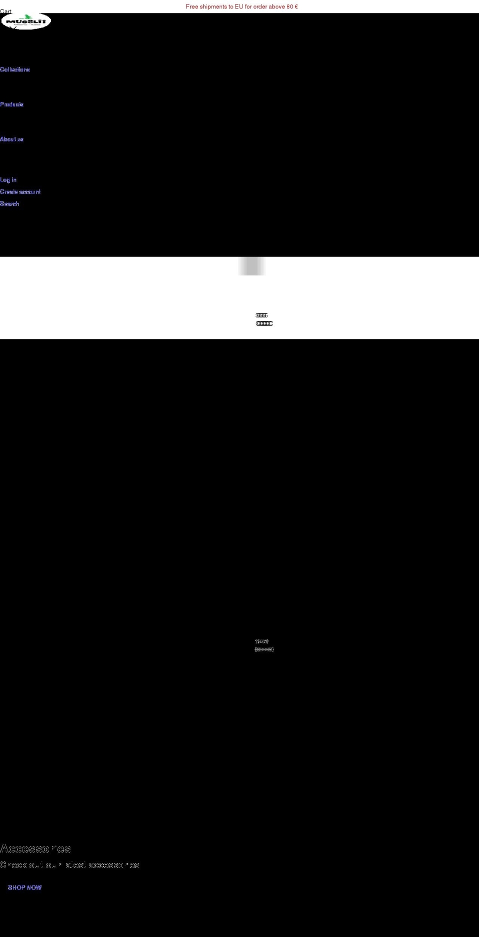 mueslii.com shopify website screenshot