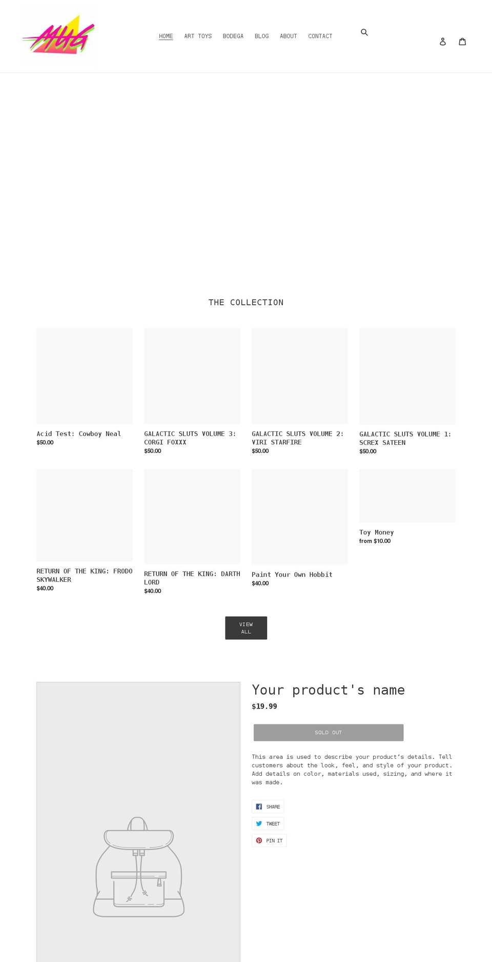 mugcostanzatoys.com shopify website screenshot