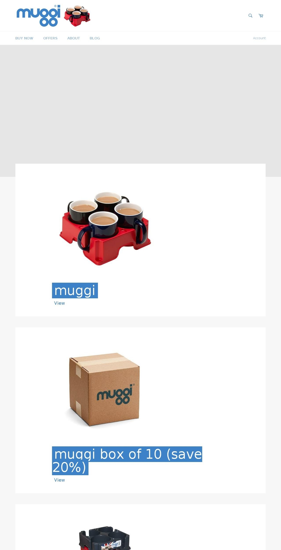 muggi.co.uk shopify website screenshot