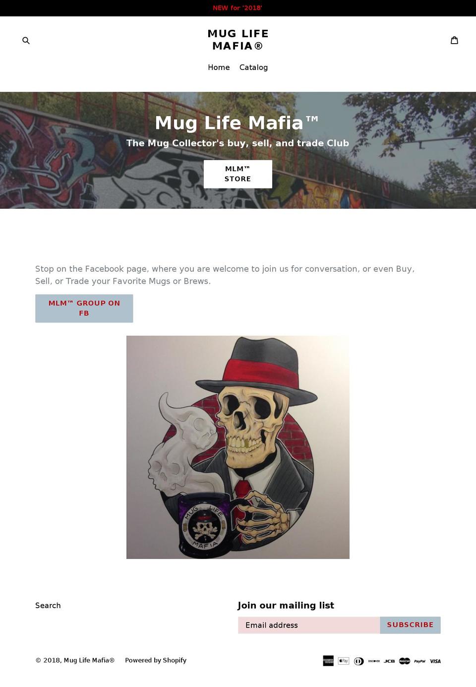 muglifemafia.com — Shopify storefront screenshot