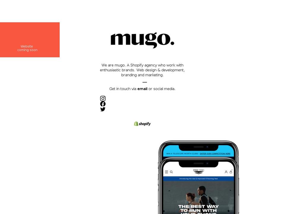 mugo.agency shopify website screenshot