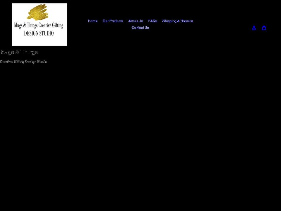 mugsandthingsusa.com shopify website screenshot
