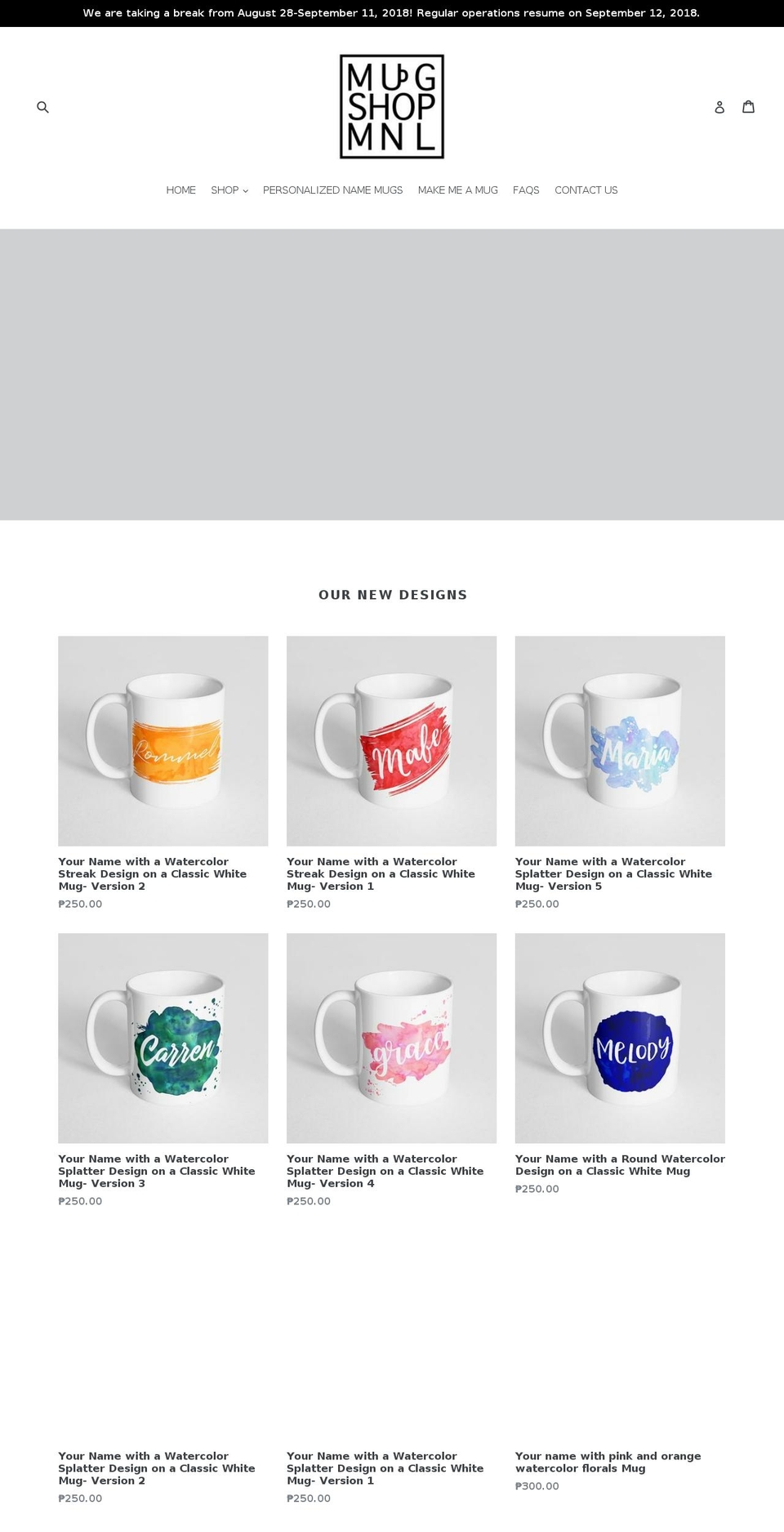 mugshopmanila.com shopify website screenshot