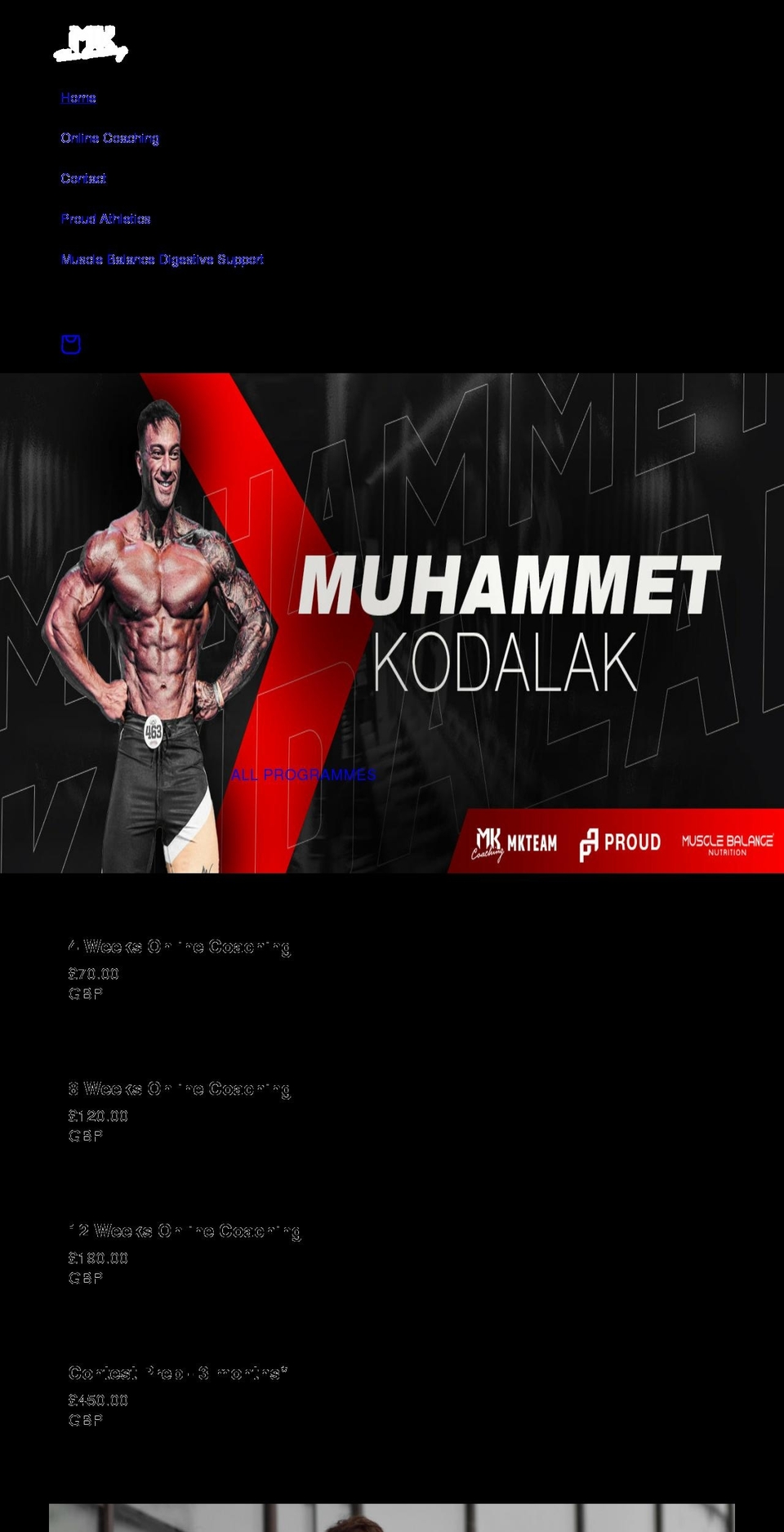 muhammetkodalak.com shopify website screenshot