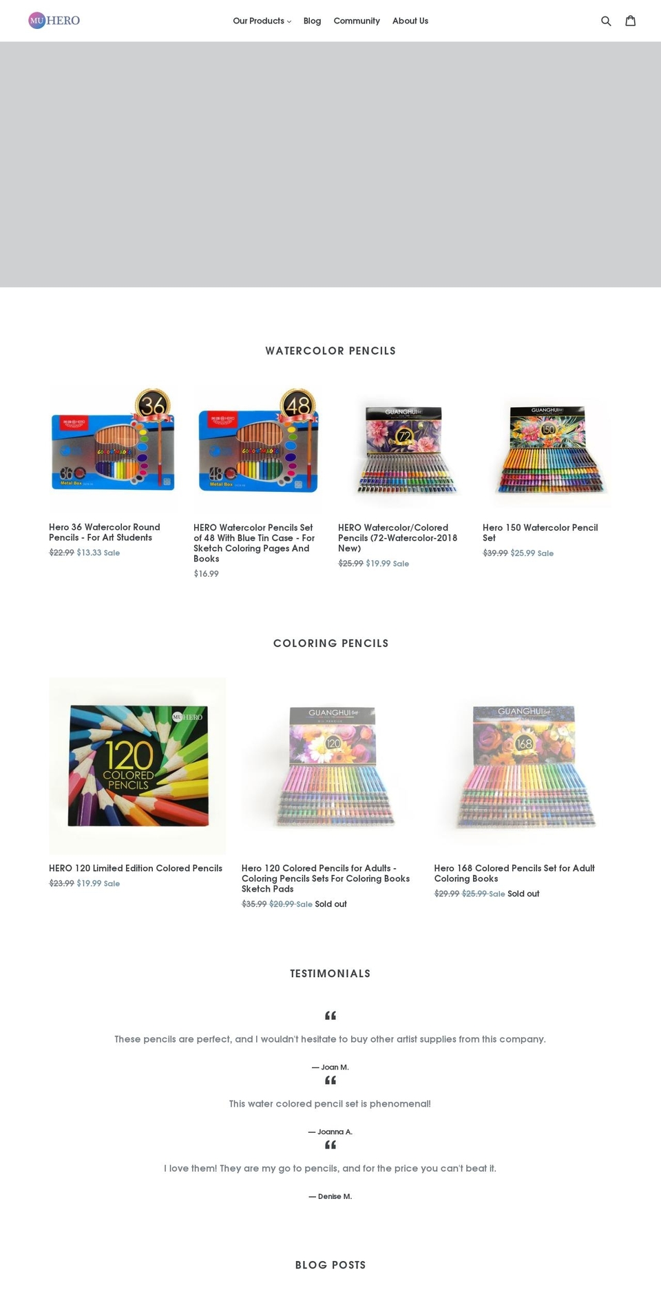 muhero-art.com — Shopify storefront screenshot
