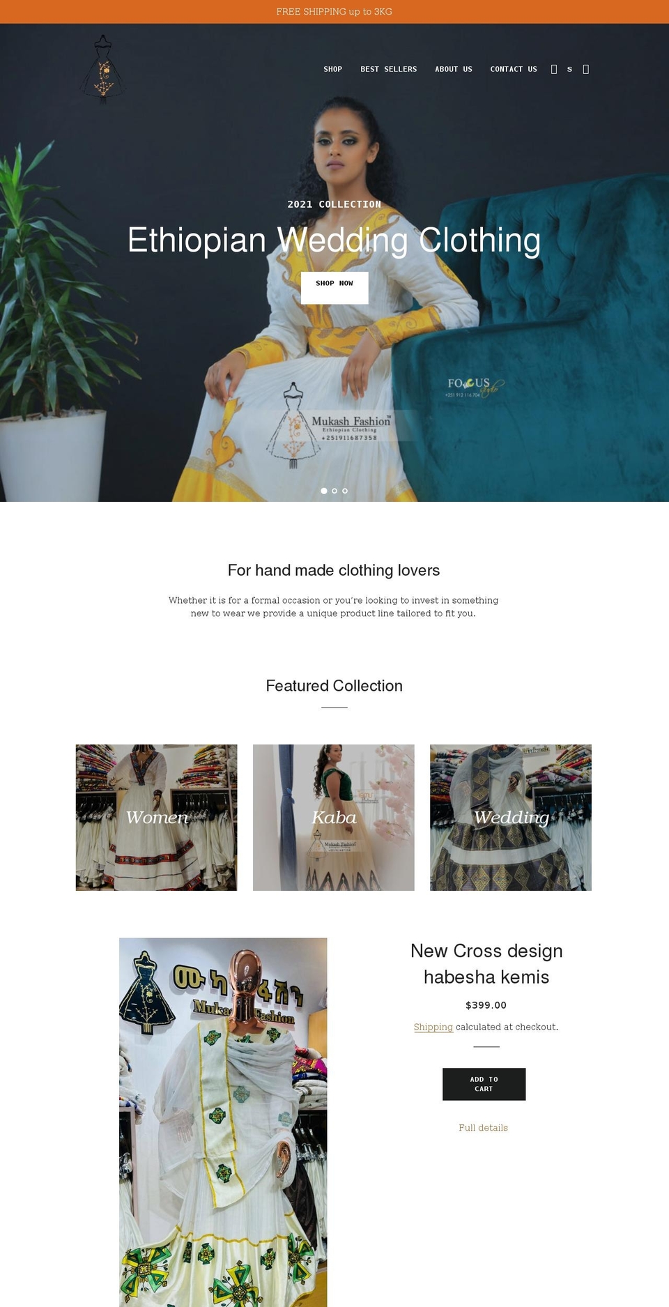 mukashfashion.com shopify website screenshot
