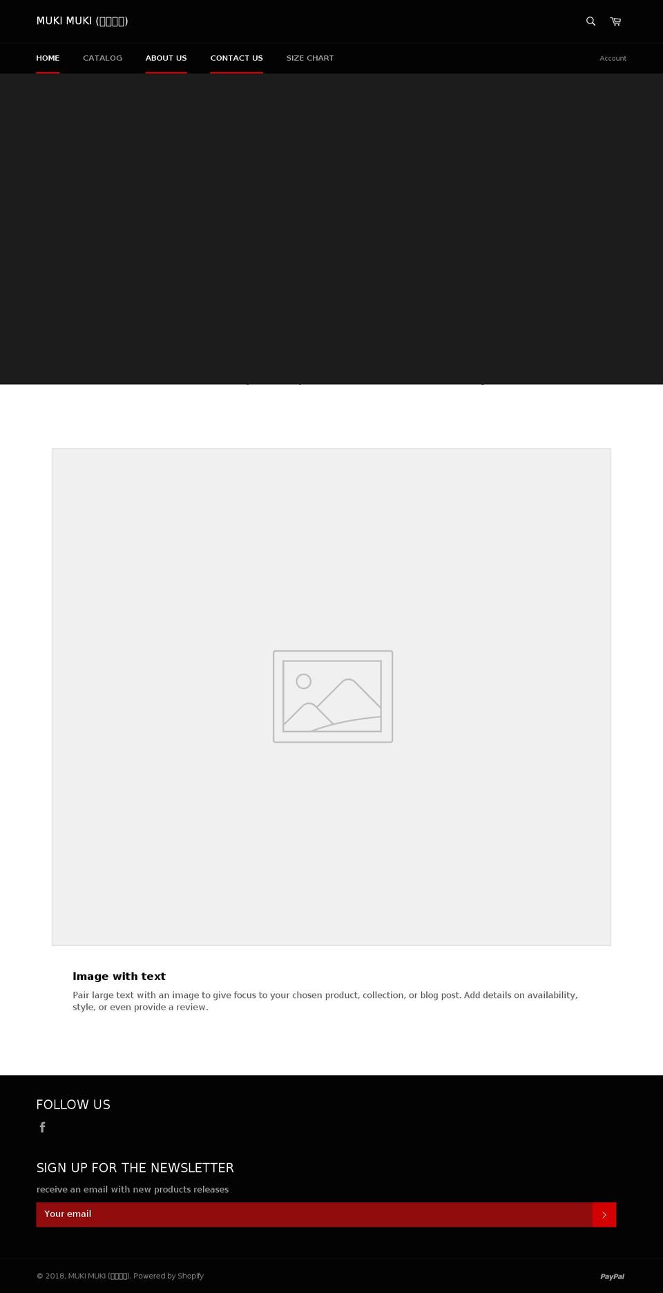 mukimukifit.com — Shopify storefront screenshot